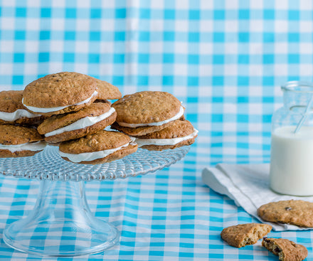 Vegan Oatmeal Cream Pies