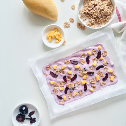 Berry Granola Yogurt Bark